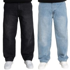 Enzo mens wide leg - leg, jeans