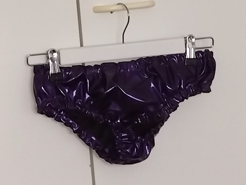 Purple pvc fetish sissy - pvc, fetish/sissy