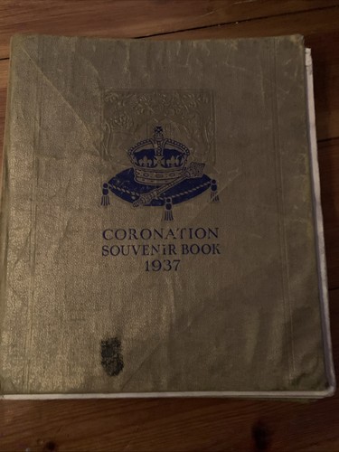Coronation souvenir book 1937 - coronation,
