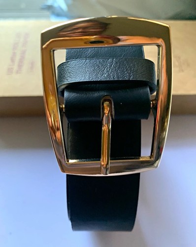 Men black leather - leather, belt