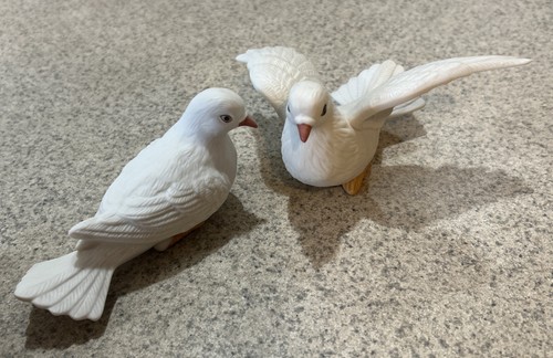Homco white porcelain - porcelain, dove