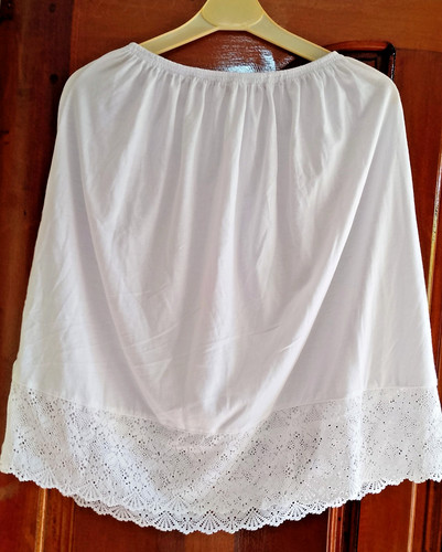 Women cotton underskirt - women's,