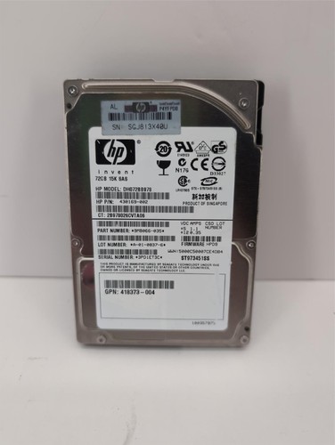 72gb sas server - hp, drive