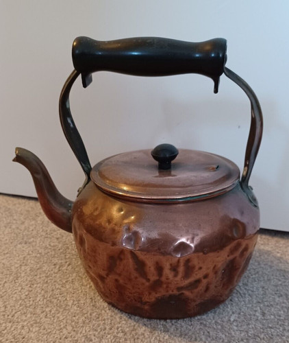 Vintage copper kettle - copper,