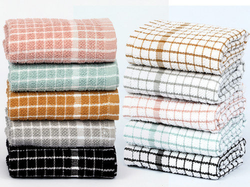 Pair terry tea towels 100 - 12,