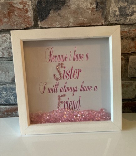 Sister quote box - in, frame