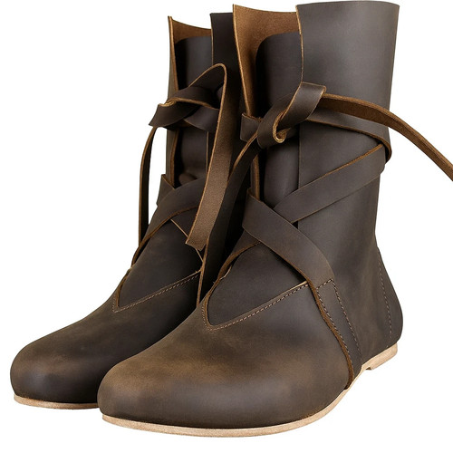Medieval retro boots shoes - medieval,