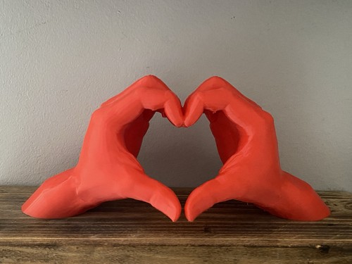 Hand hearts ornament - hand, of