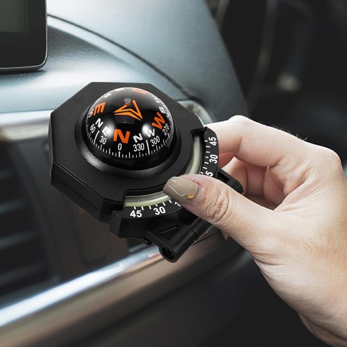Car dashboard compass - car,