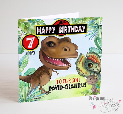 Personalised jurassic park - personalised,
