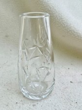 Vintage clear etched - etched, glassware