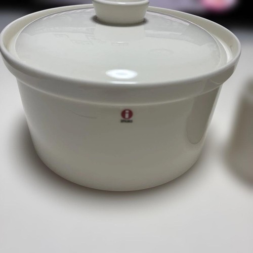 Iittala teema white - pot, with