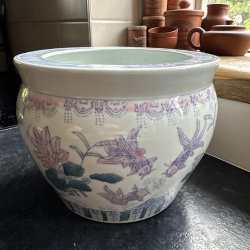 Vintage chinese porcelain fish - porcelain,