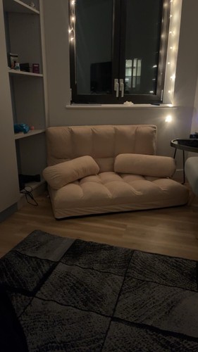 Double folding sofa bed - sofa,