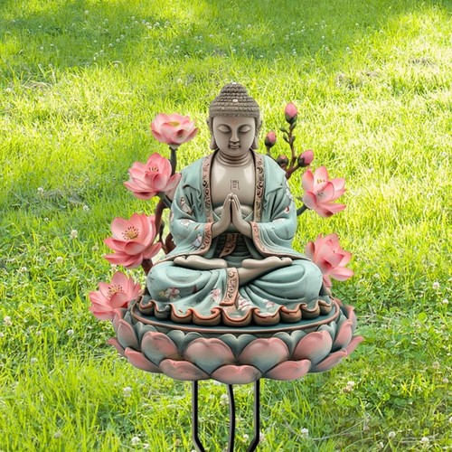 Outdoor buddha yard sign - buddha,