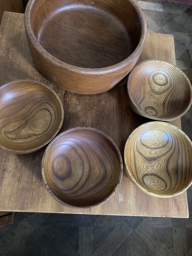 Large wood salad - large, with