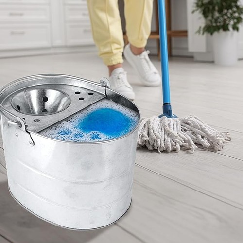 Heavy duty metal - mop, bucket