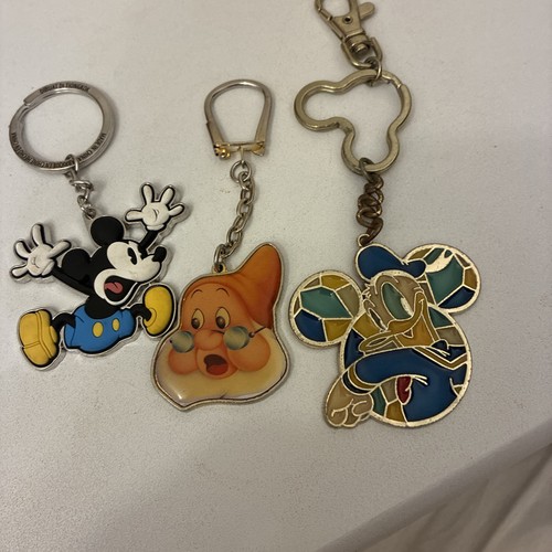 Vintage disney keyring lot - keyring,