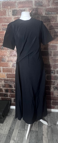 Zara black maxi dress xl - black, s/s