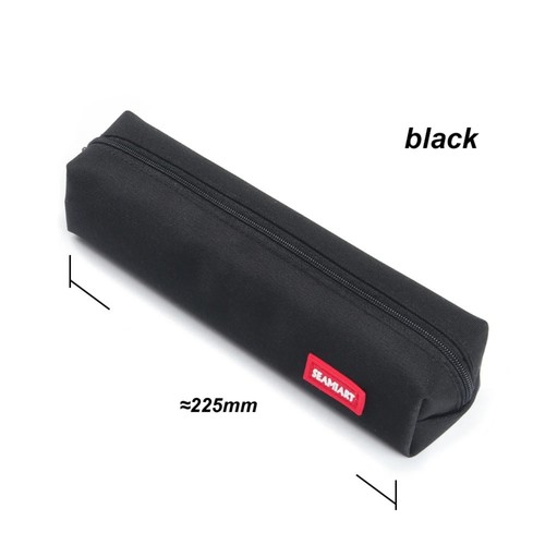 Black pencil case large - black,