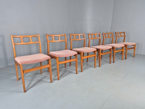 Vintage teak dining chairs - 6,