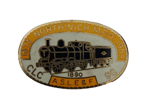 Aslef railway badge - railway,