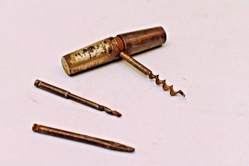 Antique pocket corkscrew multi - antique,