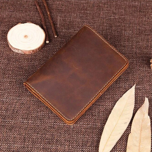 Leather passport vintage cover - passport,