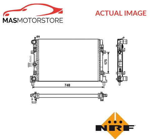 Engine cooling radiator nrf - radiator,
