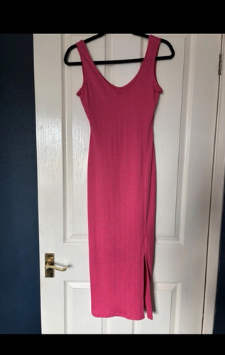 River island pink ribbed - river,