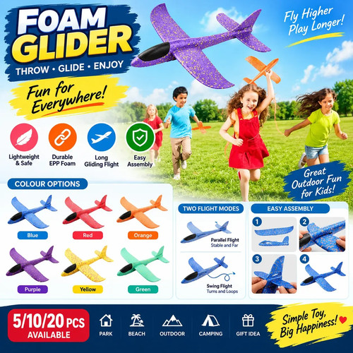 Kids foam glider - glider, airplane