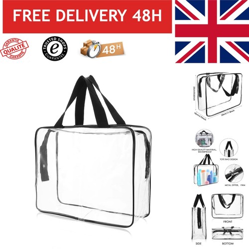 Clear toiletry bag waterproof - clear,