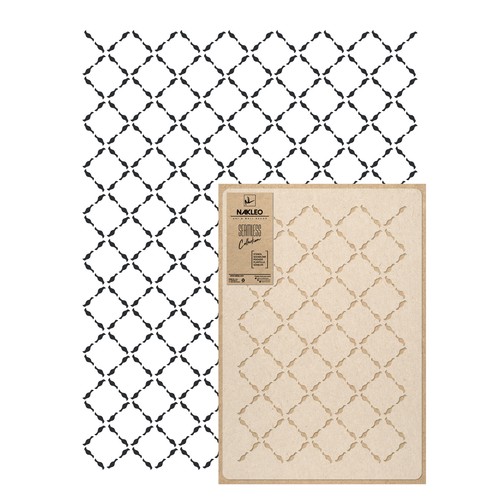 Reusable plastic wall stencil - reusable,