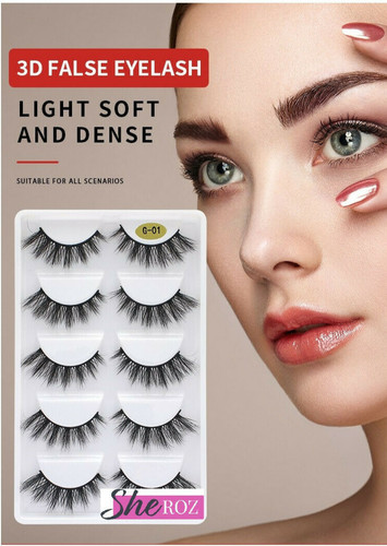 Eyelashes pair mink false - eyelashes, 5