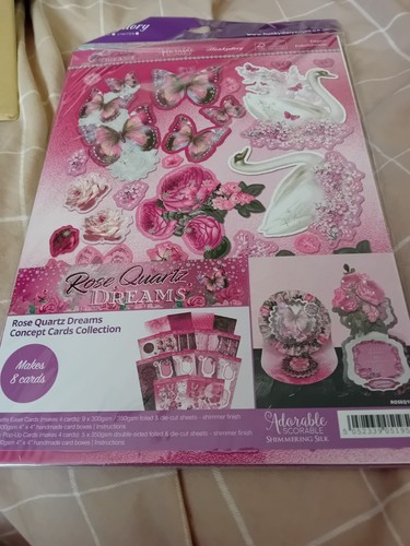 Hunkydory rose quartz - , card