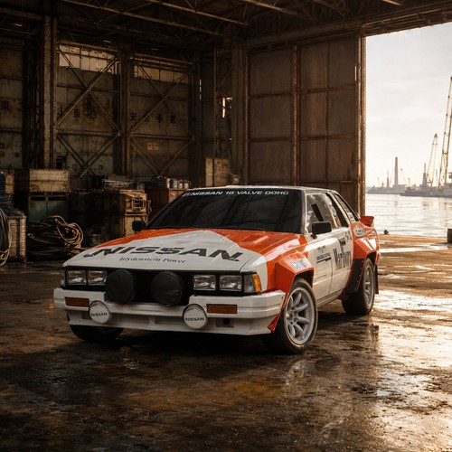 1984 nissan 240rs rally car - nissan,