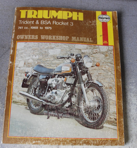 Haynes triumph trident - trident, bsa