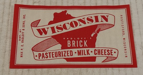 Vtg rare nos wax label - vtg,