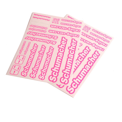 Schumacher decal sheet - schumacher,