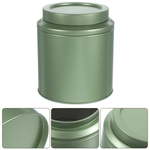 Tea tin canister storage jar - canister,