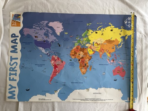 World map poster 55 - x,