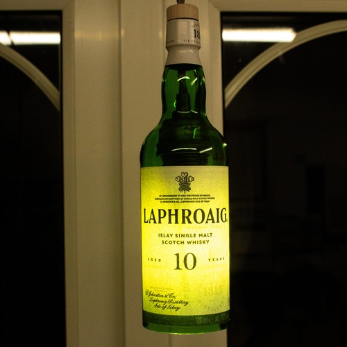 Laphroaig bottle pendant - laphroaig,