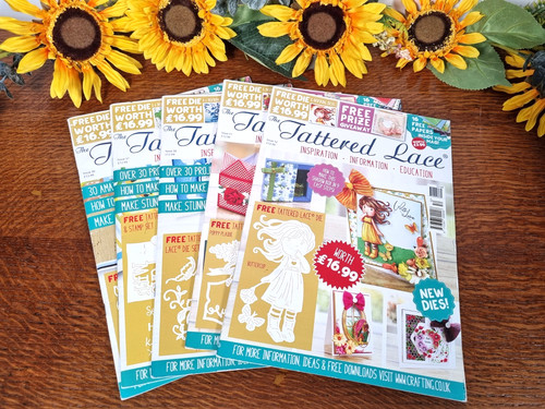 Tattered lace magazine bundle - tattered,
