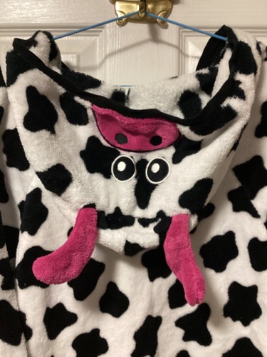 Black and white cow - black, or