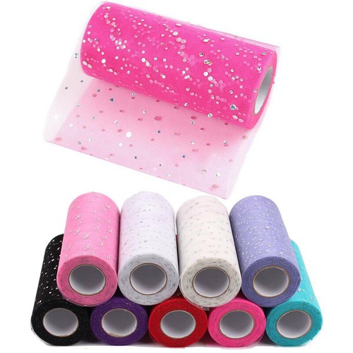 10yd glitter tulle - 10yd,