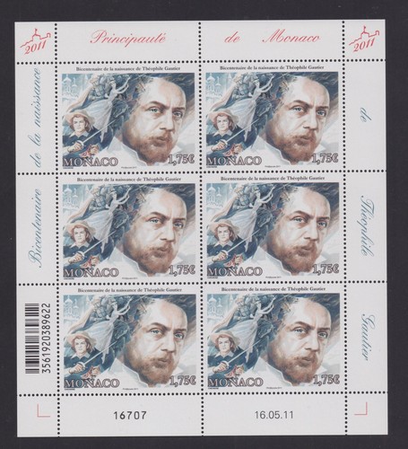 Monaco mini sheet stamps - monaco, 6