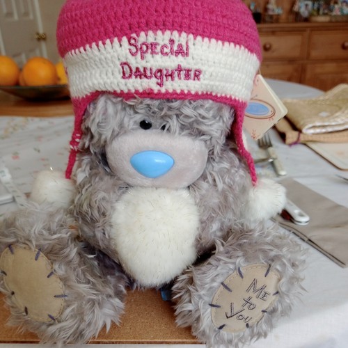 You tatty teddy bear - me,