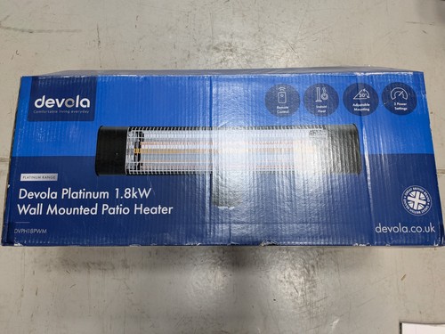 Devola platinum 8kw wall - platinum, 1.8kw