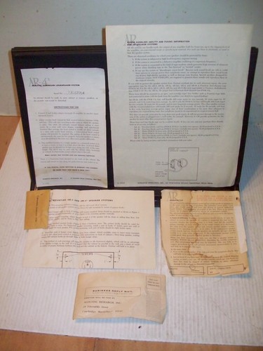 Vintage acoustic research - vintage,