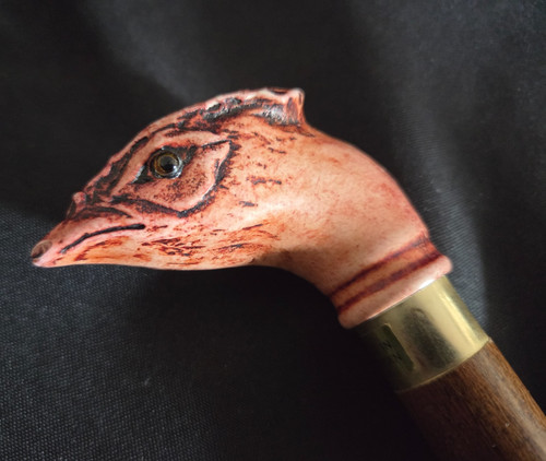 Walking stick cane brass - walking,